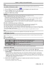 Preview for 81 page of Panasonic PT-LW330 Operating Instructions Manual