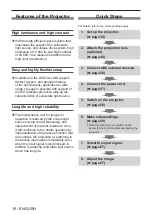 Preview for 18 page of Panasonic PT-RS11K Operating Instructions (Functional Manual)