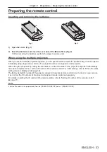 Preview for 33 page of Panasonic PT-RS11K Operating Instructions (Functional Manual)