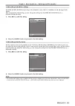 Preview for 63 page of Panasonic PT-RS11K Operating Instructions (Functional Manual)