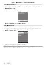 Preview for 64 page of Panasonic PT-RS11K Operating Instructions (Functional Manual)