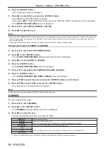 Preview for 88 page of Panasonic PT-RS11K Operating Instructions (Functional Manual)