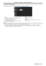 Предварительный просмотр 207 страницы Panasonic PT-RZ16K Operating Instructions Manual