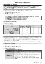 Предварительный просмотр 131 страницы Panasonic PT-RZ575 Operating	 Instruction