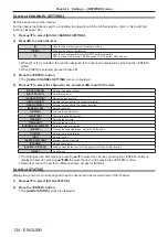 Предварительный просмотр 134 страницы Panasonic PT-RZ575 Operating	 Instruction