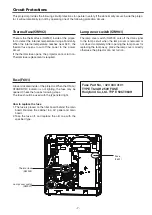 Preview for 7 page of Panasonic PT-TW230U Service Manual