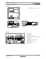 Preview for 4 page of Panasonic PT-TW230U Specification