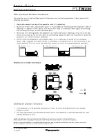 Preview for 12 page of Panasonic PT-TW230U Specification