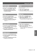 Preview for 43 page of Panasonic PT-TW231RU Operating Instructions Manual