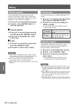 Preview for 56 page of Panasonic PT-TW231RU Operating Instructions Manual