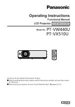 Panasonic PT-VW440U Operating Instructions (Functional Manual) preview