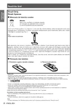 Preview for 8 page of Panasonic PT-VW440U Operating Instructions (Functional Manual)