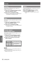 Preview for 50 page of Panasonic PT-VW440U Operating Instructions (Functional Manual)