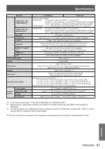 Preview for 97 page of Panasonic PT-VW440U Operating Instructions (Functional Manual)