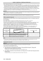 Предварительный просмотр 128 страницы Panasonic PT-VX605N Operating Instructions Manual