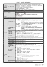 Предварительный просмотр 145 страницы Panasonic PT-VX605N Operating Instructions Manual