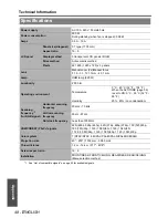 Preview for 48 page of Panasonic PTAX200U - LCD PROJECTOR Operating Instructions Manual