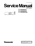 Panasonic PTFW100NTU - LCD PROJEC. WIRELESS Service Manual preview