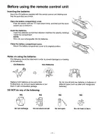 Предварительный просмотр 12 страницы Panasonic PTL597UL - LCD VIDEO PROJRCTOR Operating Instructions Manual