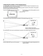 Preview for 18 page of Panasonic PTL597UL - LCD VIDEO PROJRCTOR Operating Instructions Manual