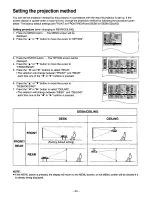 Preview for 21 page of Panasonic PTL597UL - LCD VIDEO PROJRCTOR Operating Instructions Manual