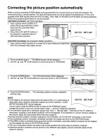 Preview for 30 page of Panasonic PTL597UL - LCD VIDEO PROJRCTOR Operating Instructions Manual