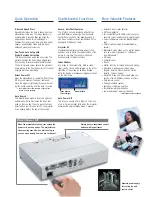 Preview for 3 page of Panasonic PTLB20NTU - PROJECTOR- NETWORK IB Specifications