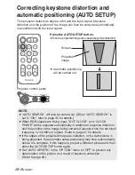 Preview for 28 page of Panasonic PTLB30NTU - LCD PROJECTOR - MULTI-LANG Operating Instructions Manual