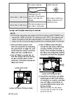 Предварительный просмотр 56 страницы Panasonic PTLB30NTU - LCD PROJECTOR - MULTI-LANG Operating Instructions Manual