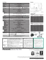 Preview for 4 page of Panasonic PTLB51NTU - LCD PROJECTOR - MULTI LANGUAGE Information Sheet