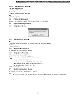 Preview for 27 page of Panasonic PTLB80NTU - LCD PROJECTOR Service Manual