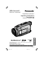 Panasonic PV-DV102 Operating Instructions Manual preview