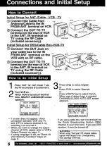 Preview for 8 page of Panasonic PV-V4G21 Operating Instructions Manual