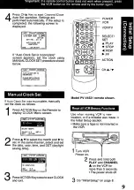 Preview for 9 page of Panasonic PV-V4G21 Operating Instructions Manual