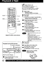 Preview for 12 page of Panasonic PV-V4G21 Operating Instructions Manual