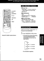 Preview for 21 page of Panasonic PV-V4G21 Operating Instructions Manual