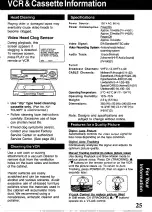 Preview for 25 page of Panasonic PV-V4G21 Operating Instructions Manual