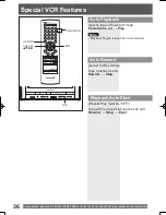 Предварительный просмотр 36 страницы Panasonic PVDF204 - DVD/VCR/TV COM Operating Instructions Manual