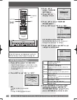 Предварительный просмотр 40 страницы Panasonic PVDF204 - DVD/VCR/TV COM Operating Instructions Manual