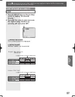 Предварительный просмотр 57 страницы Panasonic PVDF204 - DVD/VCR/TV COM Operating Instructions Manual