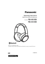 Panasonic RB-M500B Operating Instructions Manual preview