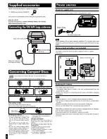 Предварительный просмотр 2 страницы Panasonic RCCD300 - CLK RADIO W/CD-LOW P Operating Instructions Manual