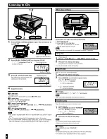 Предварительный просмотр 4 страницы Panasonic RCCD300 - CLK RADIO W/CD-LOW P Operating Instructions Manual