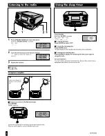 Предварительный просмотр 5 страницы Panasonic RCCD300 - CLK RADIO W/CD-LOW P Operating Instructions Manual