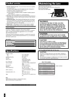 Предварительный просмотр 8 страницы Panasonic RCCD300 - CLK RADIO W/CD-LOW P Operating Instructions Manual