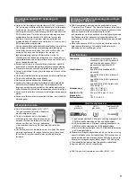 Предварительный просмотр 11 страницы Panasonic RP-SDZA64GAK Operating Instructions Manual