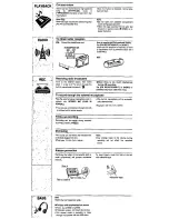 Предварительный просмотр 4 страницы Panasonic RQA200 - PERSONAL STEREO-LOW Operating Instructions Manual