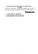 Предварительный просмотр 2 страницы Panasonic RQA200 - PERSONAL STEREO-LOW Service Manual