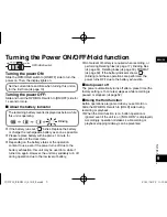 Предварительный просмотр 9 страницы Panasonic RR-XS410 Operating Instructions Manual