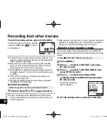 Предварительный просмотр 32 страницы Panasonic RR-XS410 Operating Instructions Manual